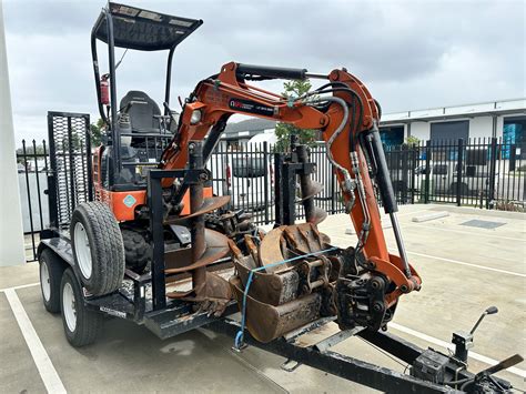 mini excavator trailer package hire|3000 lb mini excavator rental.